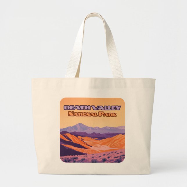 Grand Tote Bag Parc national de Death Valley Californie Nevada (Devant)
