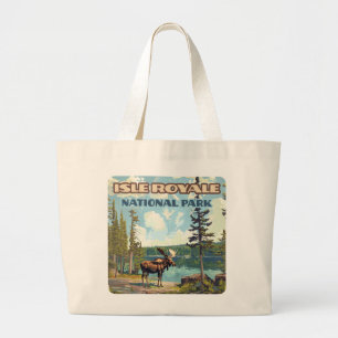 Grand Tote Bag Parc national de l'Isle Royale Lac Michigan