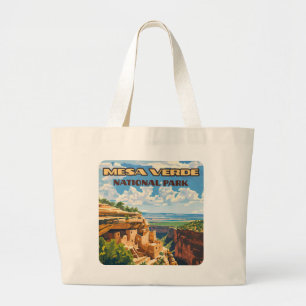 Grand Tote Bag Parc national de Mesa Verde Colorado Cliff House