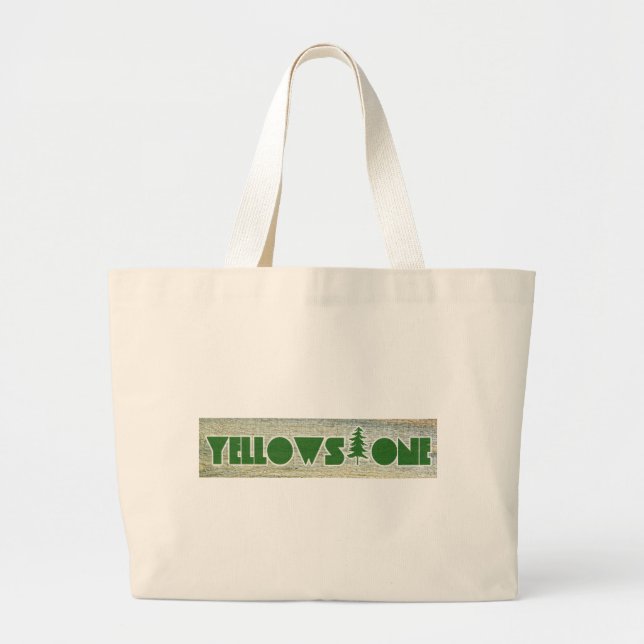 Grand Tote Bag Parc national de Yellowstone (Devant)