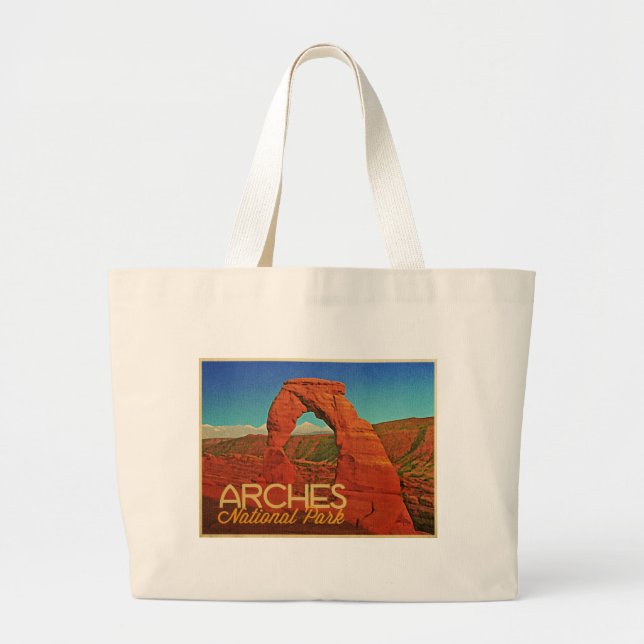 Grand Tote Bag Parc national des Arches (Devant)