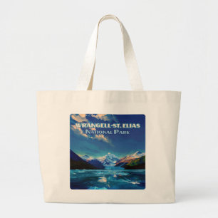 Grand Tote Bag Parc national Wrangell St. Elias Alaska Vintage