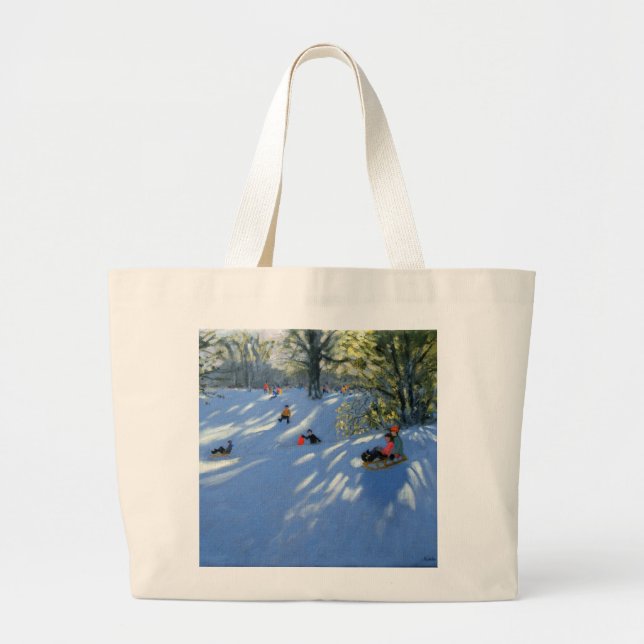 Grand Tote Bag Parc tôt Derby de Darley de neige (Devant)