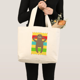 Grand Tote Bag Paresse sur la plage