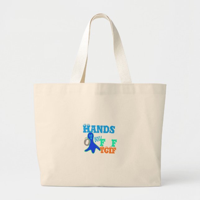 Grand Tote Bag Parfait Boo ! TGIF Merci Dieu Son Vendredi Hakuna  (Devant)