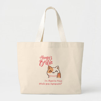 Grand Tote Bag Parfait pour tous les amoureux de les chats !