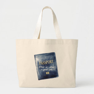 Grand Tote Bag Paris est toujours une bonne idée Passeport Bleu