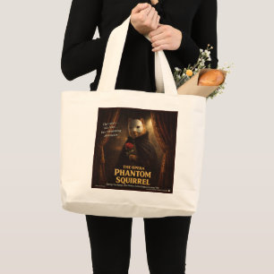 Grand Tote Bag Parodie de l'Opéra Fantôme Écureuil