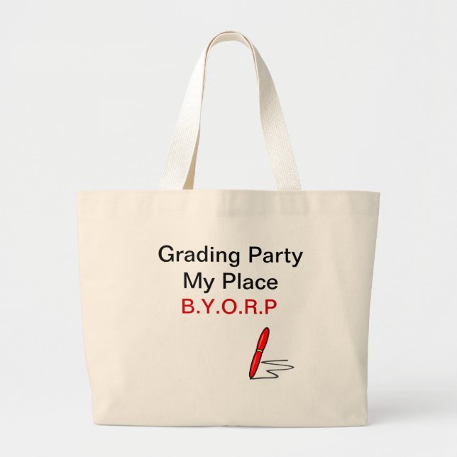 Grand Tote Bag Partie de évaluation Fourre-tout (Devant)