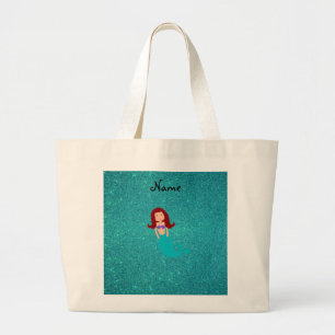 Grand Tote Bag Parties scintillantes nommées personnalisées de