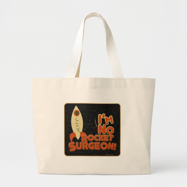 Grand Tote Bag Pas De Chirurgien De Fusées ! (Devant)