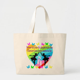 GRAND TOTE BAG PAS DE PEUR SEULEMENT DANSEURS DE FOI RÊVES