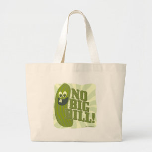 Grand Tote Bag Pas un gros dill Pickle Amusant Humour Art