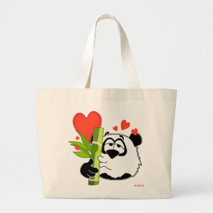 Grand Tote Bag Pasha l'ours panda