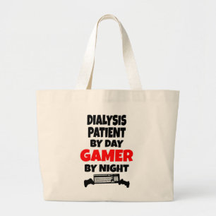 Grand Tote Bag Patient à la dialyse du joueur