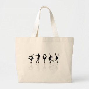 Grand Tote Bag Patineurs et réflexions