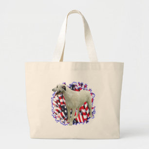 Grand Tote Bag Patriote irlandais Wolfhound