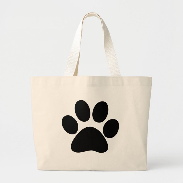 Grand Tote Bag Patte animale (Devant)