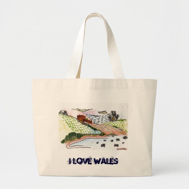 Grand Tote Bag Pays gallois (Devant)