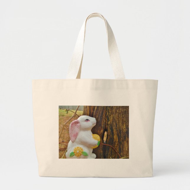 Grand Tote Bag Pays Lapin de Pâques (Devant)
