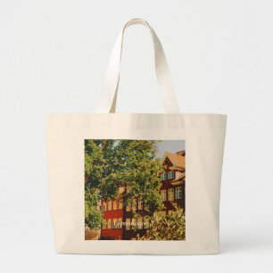Grand Tote Bag Paysage urbain de Copenhague - Danemark