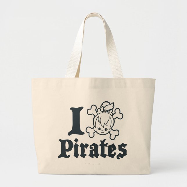 Grand Tote Bag PEBBLES™ Le pirate (Devant)