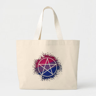 Grand Tote Bag Pentacle bisexuel