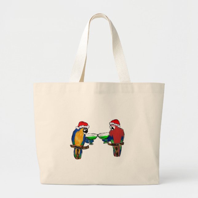 GRAND TOTE BAG PERROQUETS (Devant)