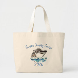 Grand Tote Bag Personalized Fun Cruise Ship