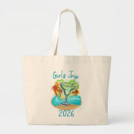 Grand Tote Bag Personalized Tropical Island