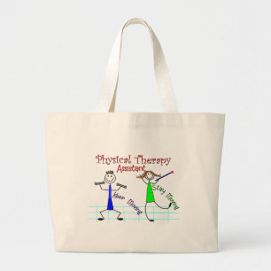 Grand Tote Bag Personnages en allumettes auxiliaire de conception