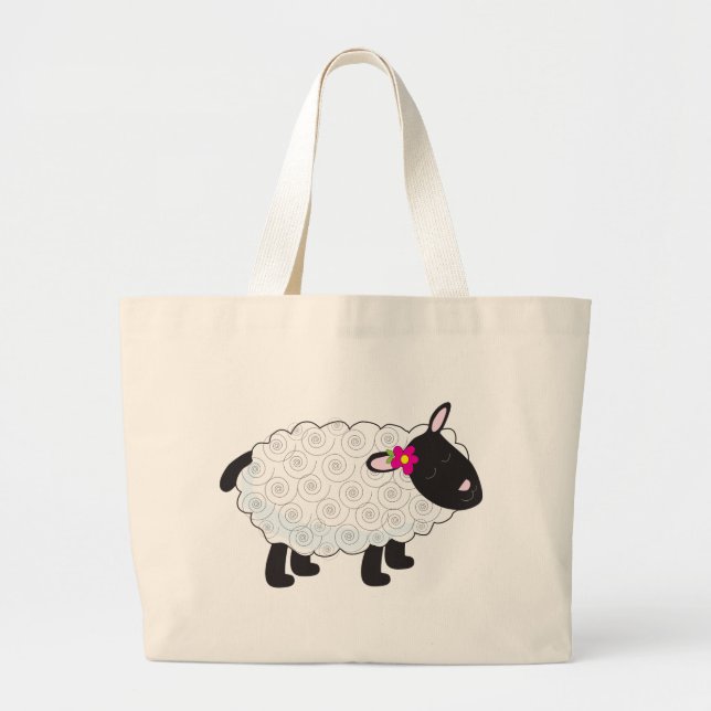 Grand Tote Bag Petit agneau (Devant)