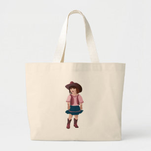 Grand Tote Bag Petite cowgirl rose