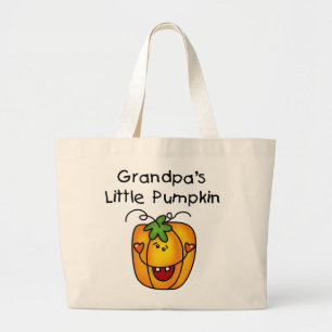 Grand Tote Bag Peu de T-shirts et cadeaux du citrouille du