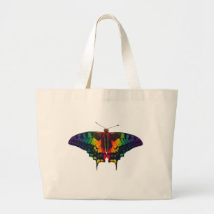 Grand Tote Bag Philadelphie Rainbow Pride Flag Swallowtail