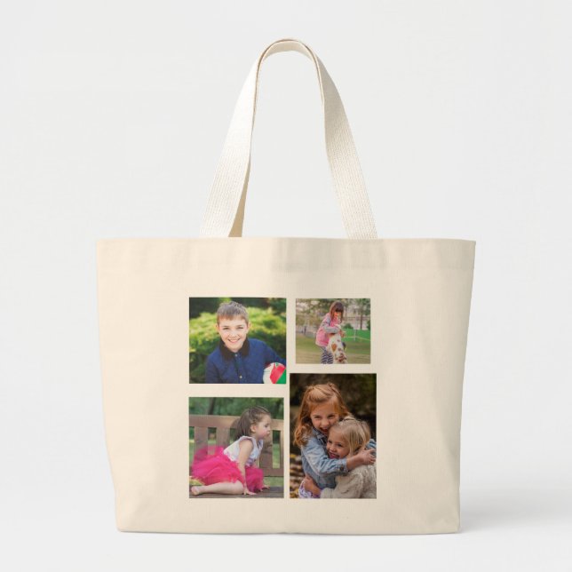 Grand Tote Bag Photo de famille (Devant)