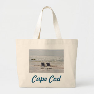 Grand Tote Bag Photo de plage de Cape Cod