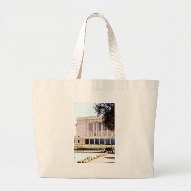Grand Tote Bag photo du temple mormon lds de mesa arizona (Devant)