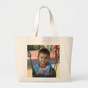 Grand Tote Bag Photo personnalisée par coutume