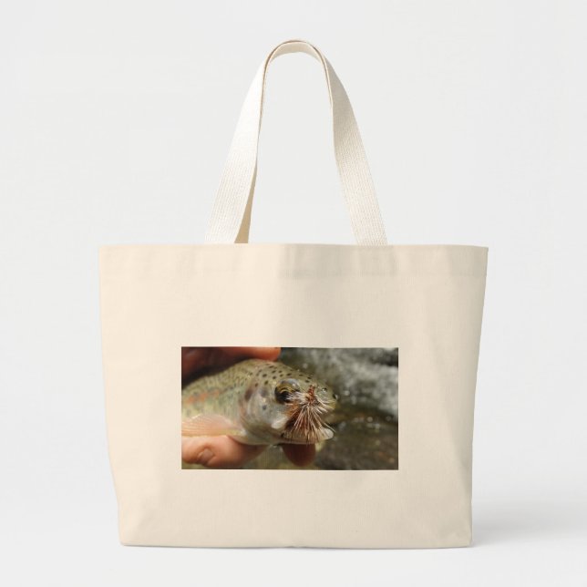 Grand Tote Bag Photo Rainbow Trump (Devant)