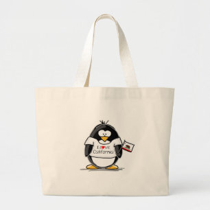 Grand Tote Bag Pingouin de la Californie