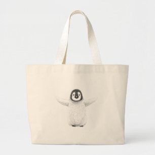 Grand Tote Bag Pingouin Hug