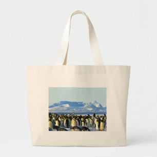 Grand Tote Bag Pingouins empereurs