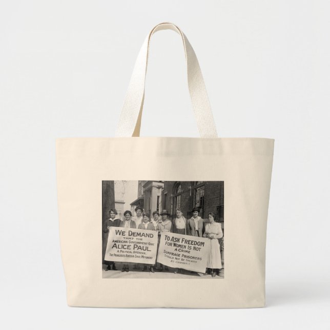 Grand Tote Bag Piquets du suffrage des femmes, 1917 (Devant)