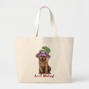 Grand Tote Bag Pirate de laboratoire de chocolat