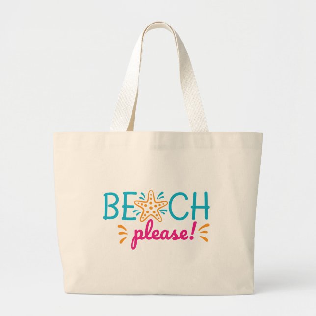 Grand Tote Bag Plage (Devant)