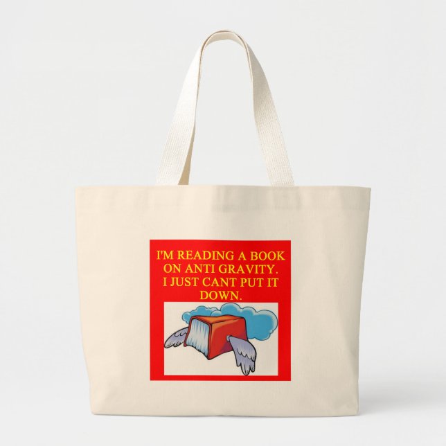 Grand Tote Bag plaisanterie de physique (Devant)
