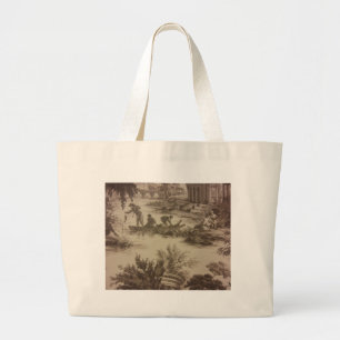 Grand Tote Bag Plan de navigation de Toile