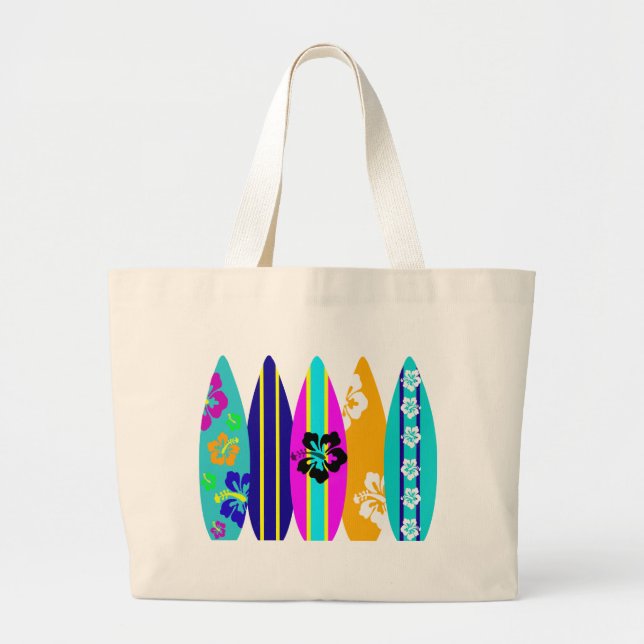 Grand Tote Bag Planches de surf (Devant)