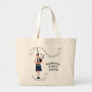 Grand Tote Bag Plaqué bleu PIPER